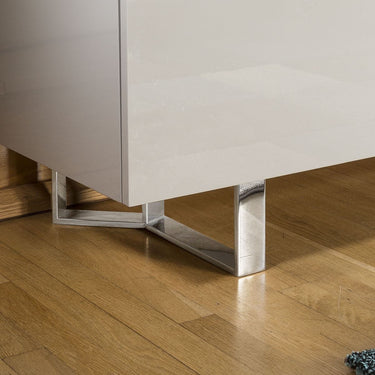 Quatropi Quatropi Designer Darcy TV Stand / Cabinet Unit 1.6m Grey Gloss