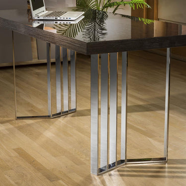 Quatropi Quatropi Designer Large Darcy 2200 x 800 Desk Table Smoked Oak