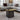 Quatropi Quatropi Exclusive Square Side Lamp Table Ceramic Marble 65cm Black