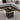 Quatropi Quatropi Exclusive Square Side Lamp Table Ceramic Marble 65cm Black