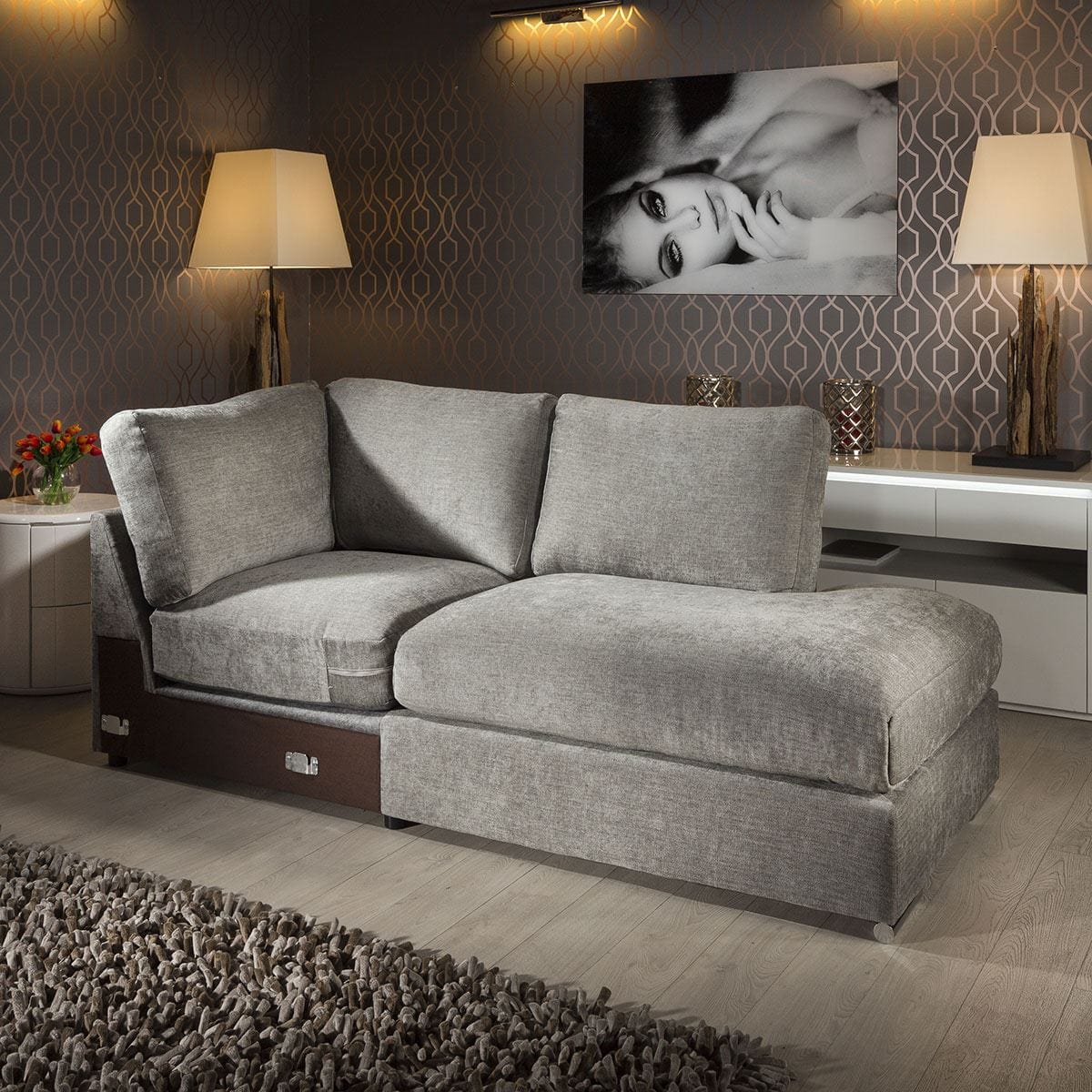 Quatropi Quatropi Gala Range Modular Sofa Settee Add on Open Corner R Section