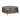 Quatropi Quatropi Gold Metal Drum Coffee Table - 90cm Round Premium Black Marble Top - Ironville