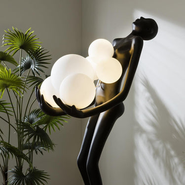 Quatropi Quatropi Large Sculpture Floor Lamp Silhouette Feature 180cm - Bubble LED Light