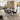 Quatropi Quatropi Rectangular Ceramic Dining Table Table 6 Seater Set - Grey Marble Effect