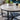 Quatropi Quatropi Round Coffee Table Modern Grey Marble-Effect Ceramic Top 90cm