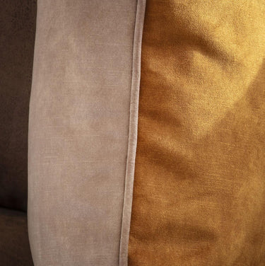 Quatropi Quatropi Scatter Cushion Etta 43x43cm Mustard-Camel