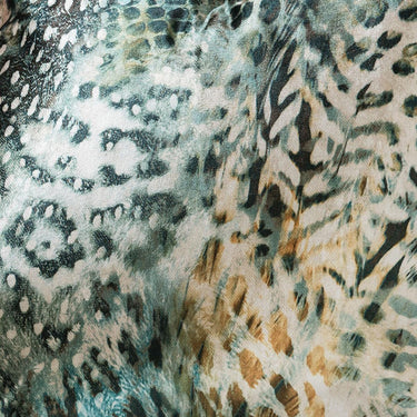 Quatropi Quatropi Scatter Cushion Tigerlily 43x43cm Green Ochre
