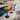 Quatropi Quatropi Set of 2 Modern Kitchen Bar Stools - Grey Velvet - Adjustable Seat Height