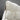 Quatropi Quatropi Square Cushion 45cm White Chamois - Stragger Design, Jumbo Piping