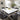 Quatropi Quatropi Square Dining Table 150cm White Gloss - Glass Top & Silver Metal Legs