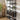 Quatropi Quatropi Tall Shelving Unit With Drawers Black Oak Antique Gold Stainless Steel 2200mm