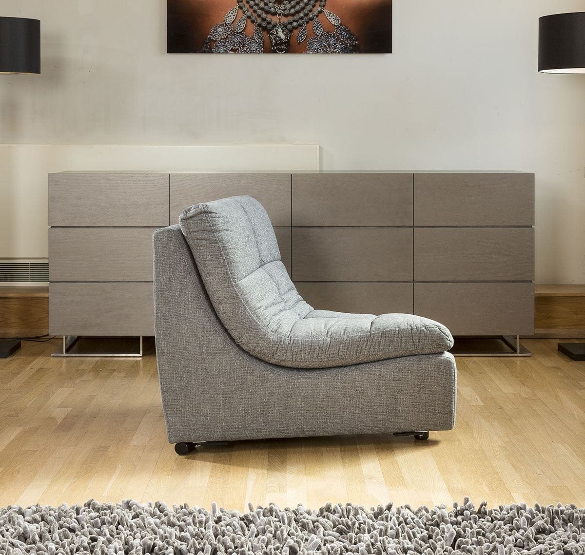 Quatropi Relax Premium Desginer Sofa Corner Piece 45 Degree Chair