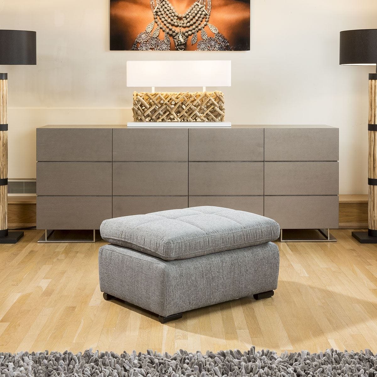 Quatropi Relax Premium Desginer Sofa Footstool 80x60cm Choice of 200 fabrics