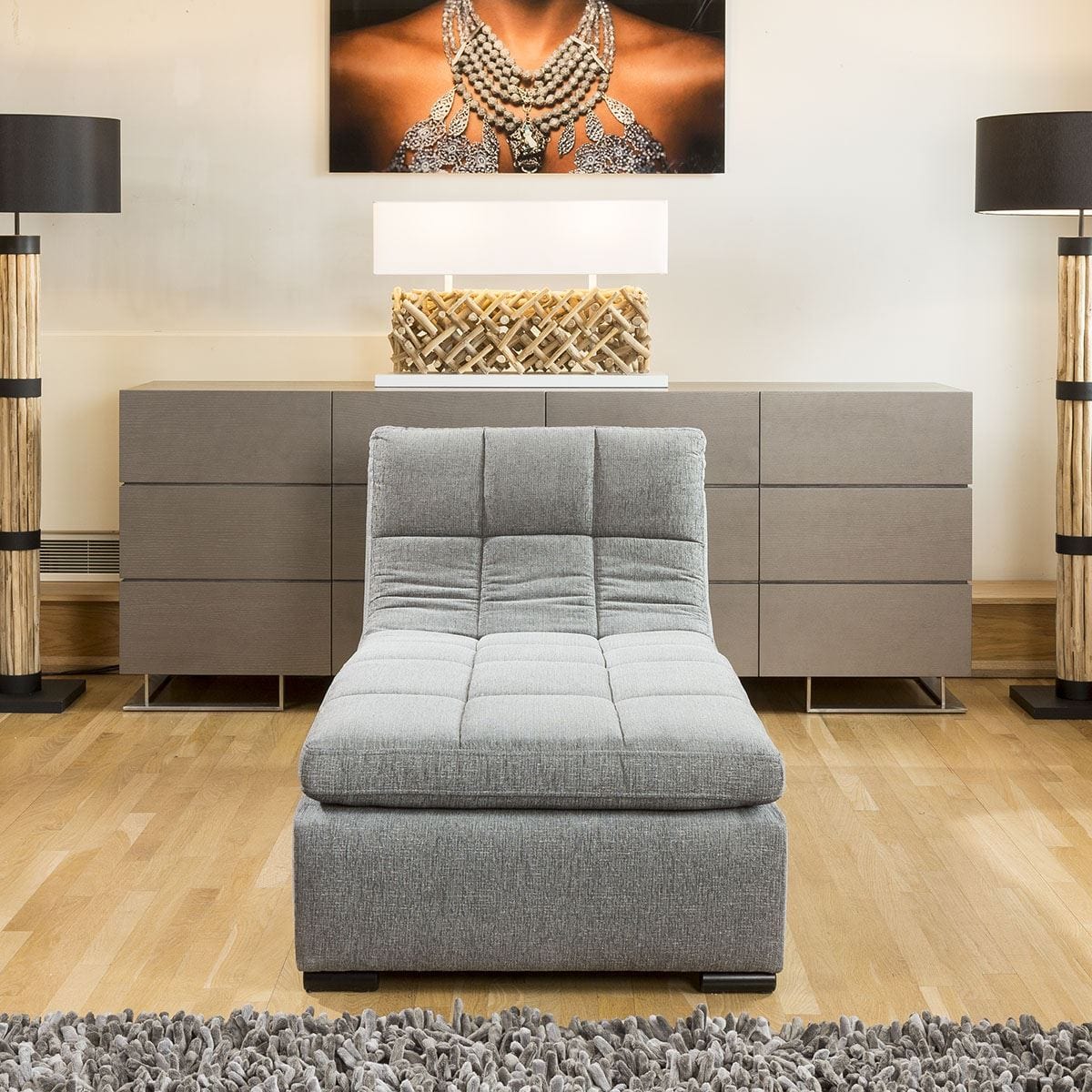 Quatropi Relax Premium Desginer Sofa Middle Piece Single Chair / Chase 80cm Wide