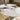 Quatropi Round Oval Ceramic Extending 6 Seat Dining Set White Leather 120-160cm
