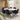 Quatropi Round Oval Ceramic Extending 6 Seater Dining Set White Blue 120-160cm