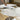 Quatropi Round Oval Ceramic Extending 6 Seater Dining Set White Grey 120-160cm
