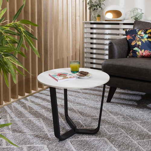 Lena Premium Side Table White