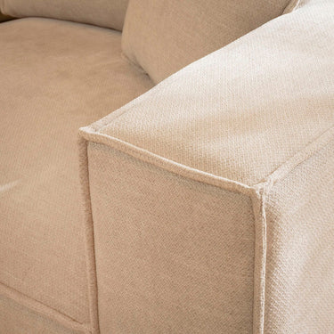 Quatropi Rupert Armless Middle Modular Sofa Section Natural 89x98cm