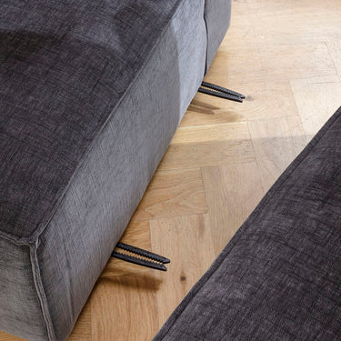 Quatropi Rupert Corner Modular Sofa Section Storm 98x98cm