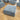 Quatropi Rupert Footstool Section Aqua Blue 98x98cm