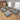 Quatropi Rupert Leather Corner Modular Sofa Section Elephant 98x98cm