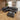 Quatropi Rupert Leather Footstool Section Carbon 98x98cm