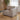 Quatropi Rupert Leather Right-Hand Armed Modular Sofa Section Mushroom 110x98cm