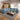 Quatropi Rupert Modern 5 Seater Modular Corner Sofa Aqua Blue 297x297cm 14