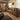 Quatropi Sectional Corner Sofa 6 Seater Modern L Shape Couch Brown Fabric