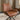 Quatropi Set of 2 Modern Swivel Dining Chairs with Arms in Premium Tan Faux Leather