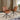 Quatropi Set of 2 Modern Swivel Dining Chairs with Arms in Premium Tan Faux Leather