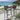 Quatropi Set of 2 Outdoor Garden Bar Stools With Backs Cushioned Aluminium Grey