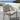Quatropi Set of 2 Outdoor Garden Dining Chairs Weatherproof Aluminium Cream