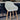 Quatropi Set of 2 Premium Fabric Bar Stools With Wooden Legs - Cream Fabric Kitchen Bar Stool