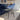 Quatropi Set of 2 Velvet Kitchen Counter Island Bar Stools with Backs Blue Fabric