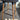 Quatropi Set of 4 Kitchen Counter Island Bar Stools with Backs Grey Fabric 