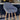 Quatropi Set of 4 Kitchen Counter Island Bar Stools with Backs Grey Fabric 
