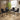 Quatropi Set of 4 Modern Kitchen Breakfast Bar Stool Chair with Back Black Fabric