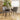Quatropi Set of 4 Modern Kitchen Dining Room Chairs with Arms Dark Grey Fabric 