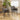 Quatropi Set of 4 Modern Kitchen Dining Room Chairs with Arms Dark Grey Fabric 