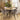 Quatropi Set of 4 Modern Kitchen Dining Room Chairs with Arms Light Grey Fabric 