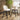 Quatropi Set of 4 Swivel Kitchen Breakfast Bar Stool Chair with Back Cream Velvet