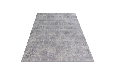 Quatropi Seurat Medium Rug Grey / Whte / Silver / Beige 160 X 230cm