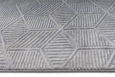 Quatropi Seurat Medium Rug Grey / Whte / Silver / Beige 160 X 230cm