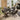 Quatropi Small 4 Seater Round Dining Table Black Ceramic Marble Modern Bistro 90cm