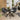 Quatropi Small 4 Seater Round Dining Table Black Ceramic Marble Modern Bistro 90cm
