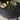 Quatropi Small 4 Seater Round Dining Table Black Ceramic Marble Modern Bistro 90cm