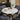 Quatropi Small 4 Seater Round Dining Table Grey Ceramic Marble Modern Bistro 90cm