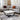 Quatropi Small Square Coffee Table Premium White Marble Effect Ceramic 80cm